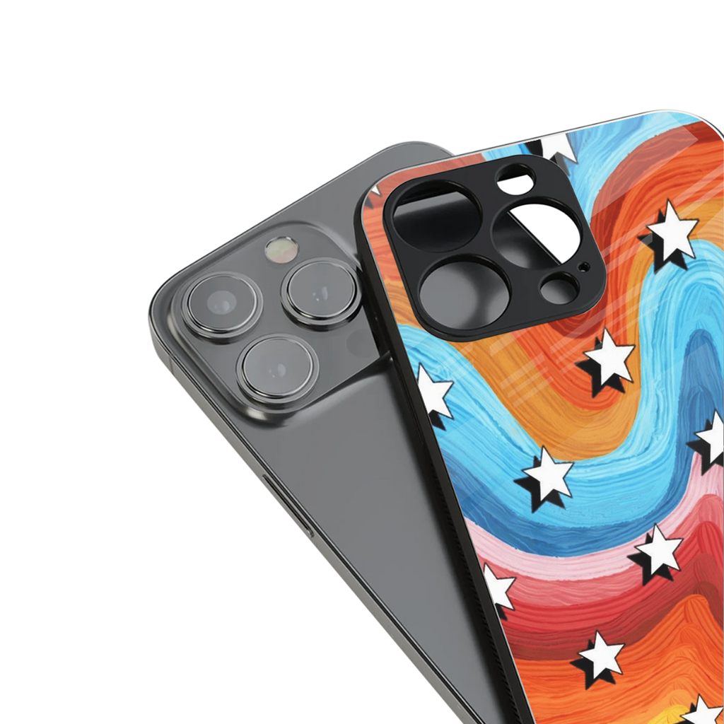 lost in paradise back phone cover | glass case for iphone 15 pro
