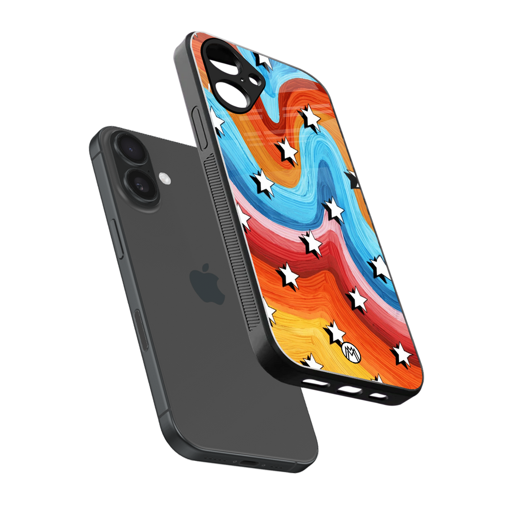 lost in paradise back phone cover | glass case for iphone 16