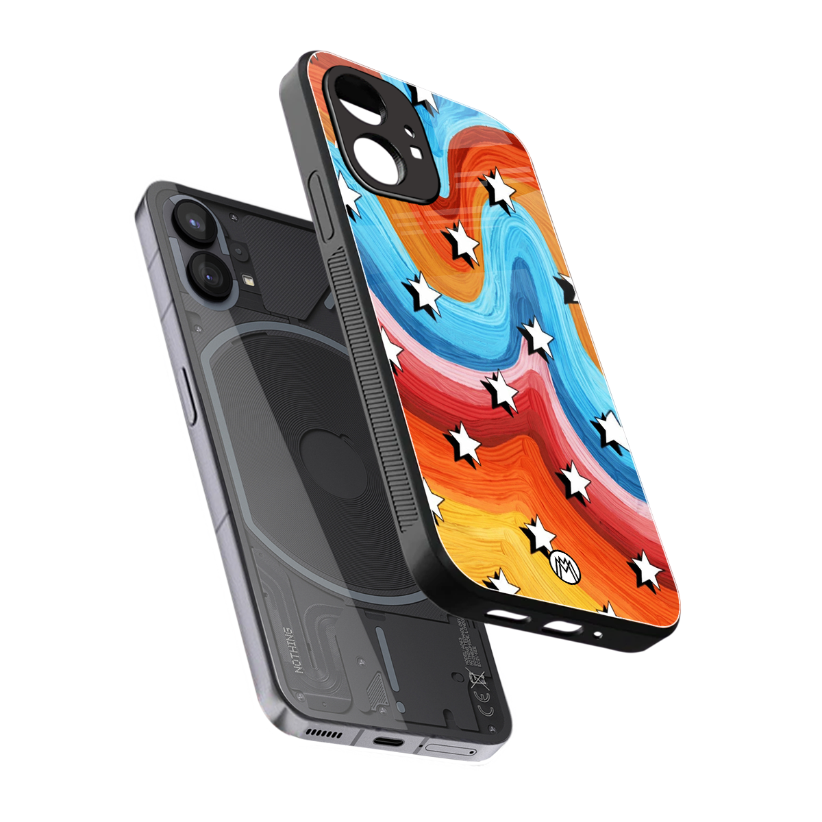 lost in paradise back phone cover | glass case for nothing phone 1