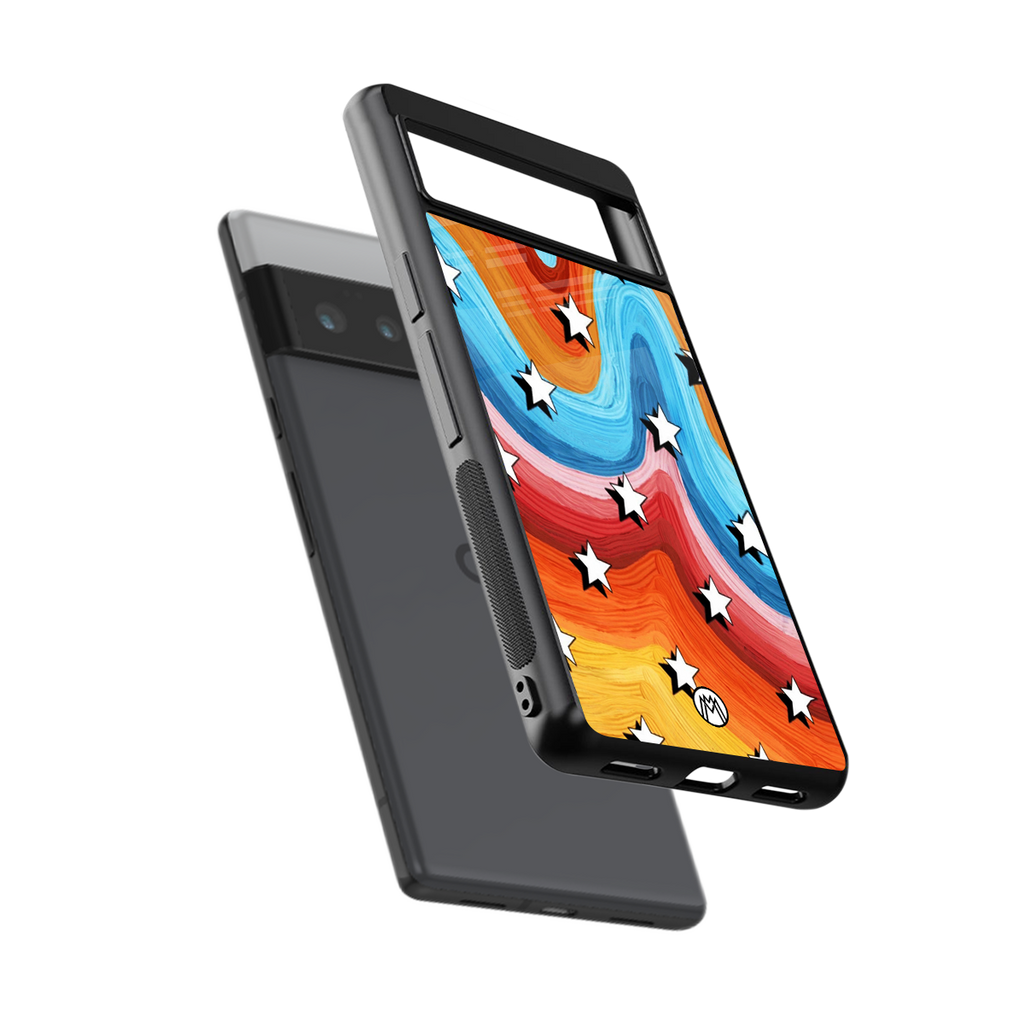 lost in paradise back phone cover | glass case for google pixel 6 pro