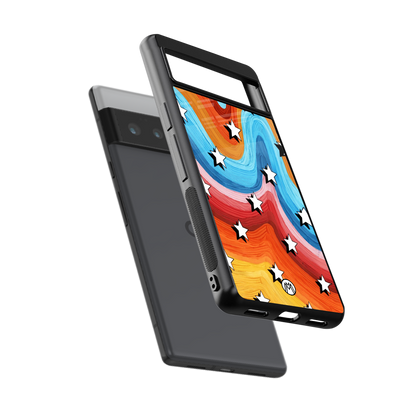 lost in paradise back phone cover | glass case for google pixel 6 pro