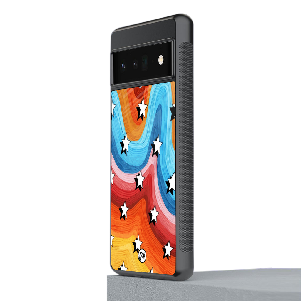 lost in paradise back phone cover | glass case for google pixel 6 pro