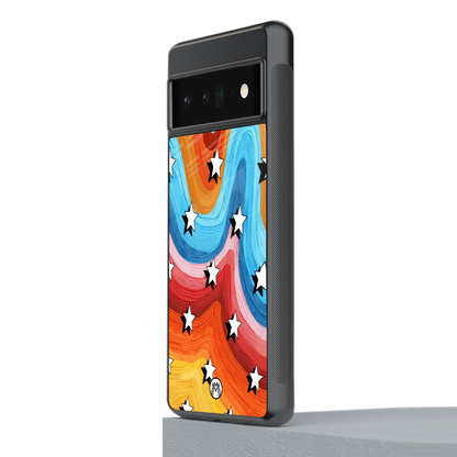 lost in paradise back phone cover | glass case for google pixel 6 pro