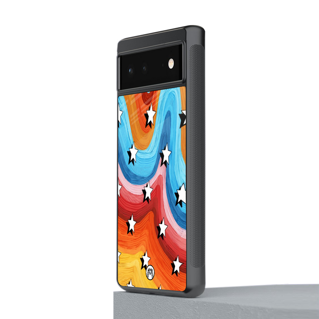 lost in paradise back phone cover | glass case for google pixel 6