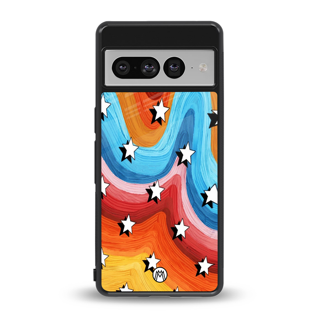 lost in paradise back phone cover | glass case for google pixel 7 pro