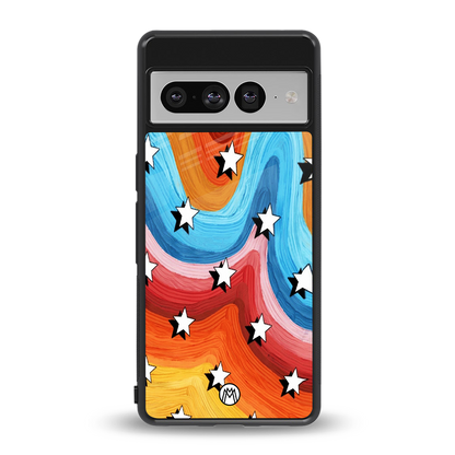 lost in paradise back phone cover | glass case for google pixel 7 pro