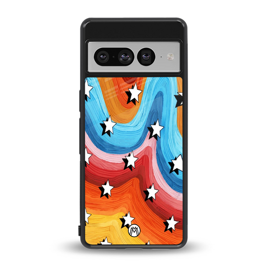 lost in paradise back phone cover | glass case for google pixel 7 pro
