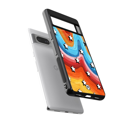 lost in paradise back phone cover | glass case for google pixel 7 pro