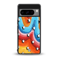lost in paradise back phone cover | glass case for google pixel 8 pro