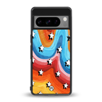 lost in paradise back phone cover | glass case for google pixel 8 pro