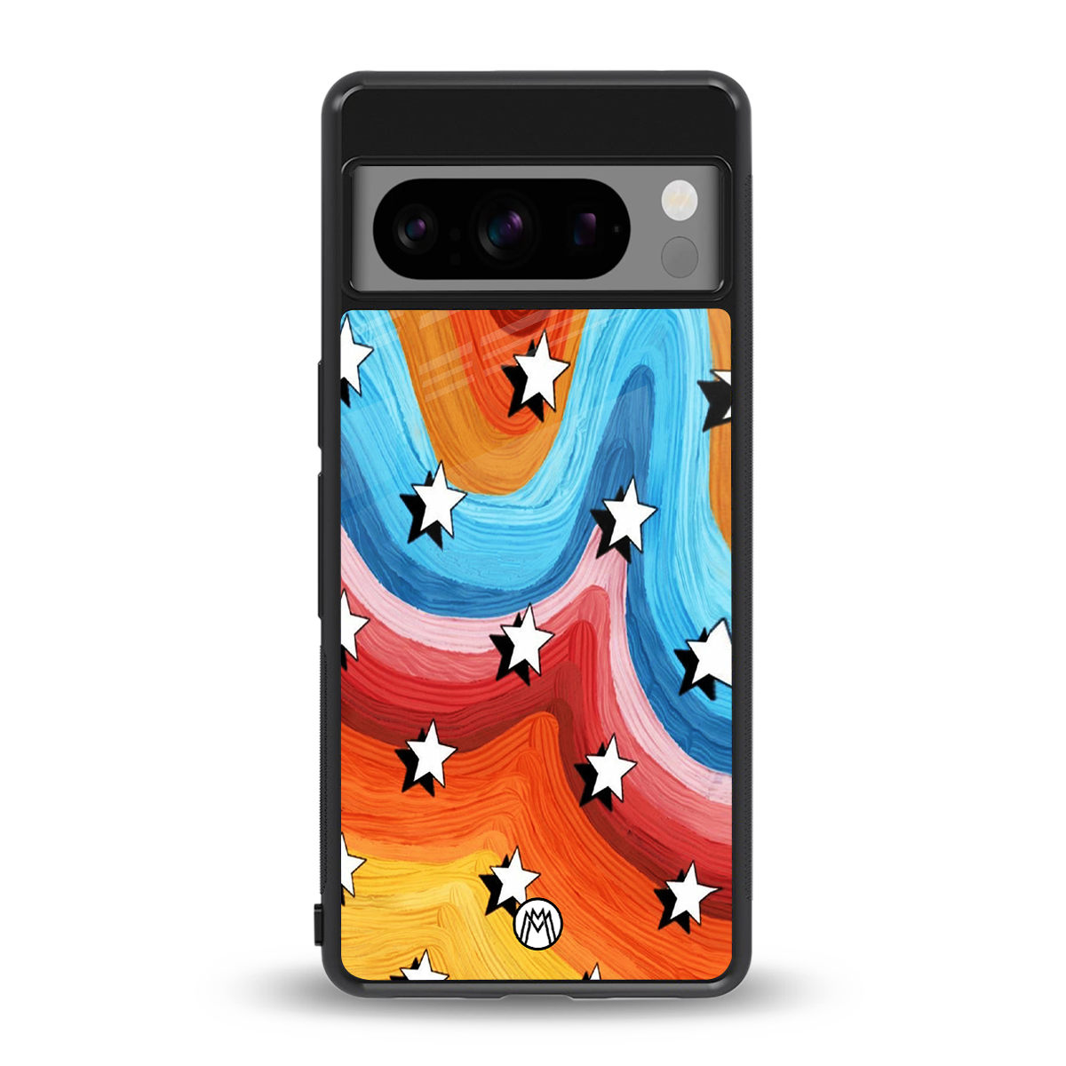 lost in paradise back phone cover | glass case for google pixel 8 pro