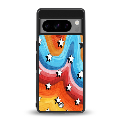 lost in paradise back phone cover | glass case for google pixel 8 pro