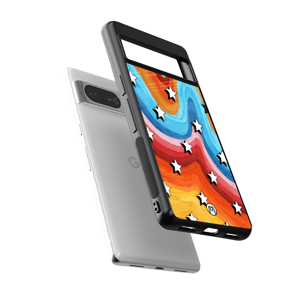 lost in paradise back phone cover | glass case for Google Pixel 8