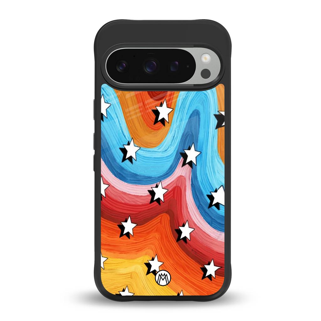 lost in paradise back phone cover | glass case for google pixel 9 pro