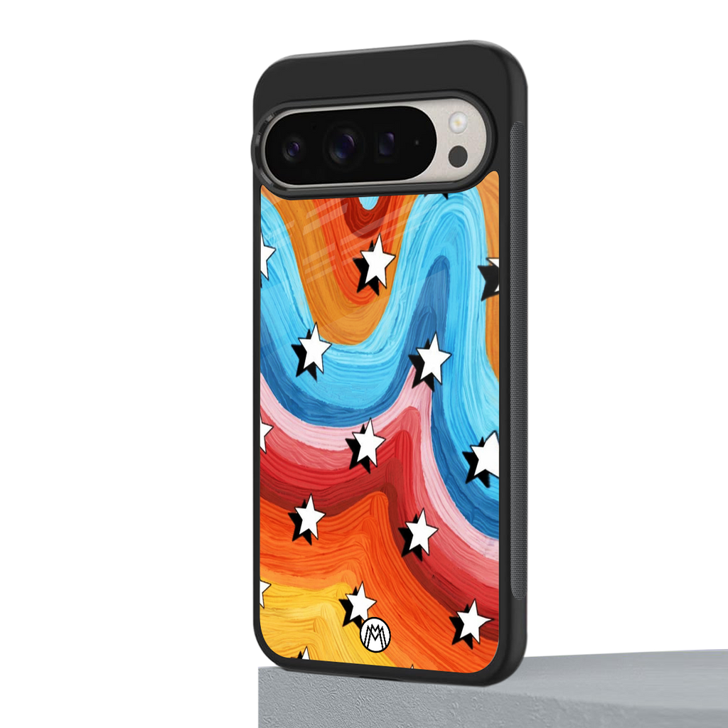 lost in paradise back phone cover | glass case for google pixel 9 pro xl