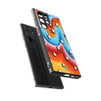 lost in paradise back phone cover | glass case for samsung galaxy s23 ultra