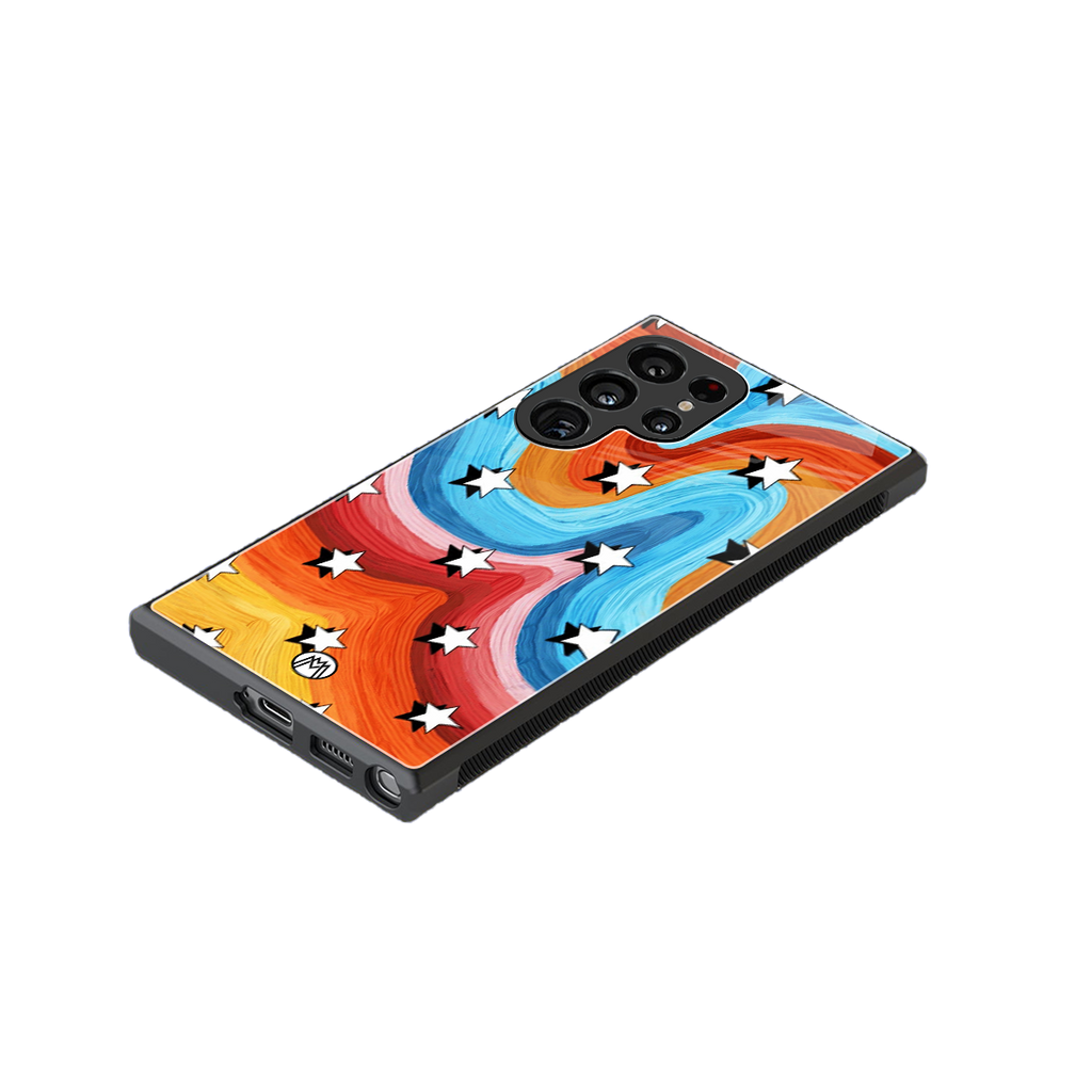 lost in paradise back phone cover | glass case for samsung galaxy s23 ultra