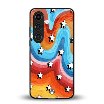 lost in paradise back phone cover | glass case for samsung galaxy s24 fe