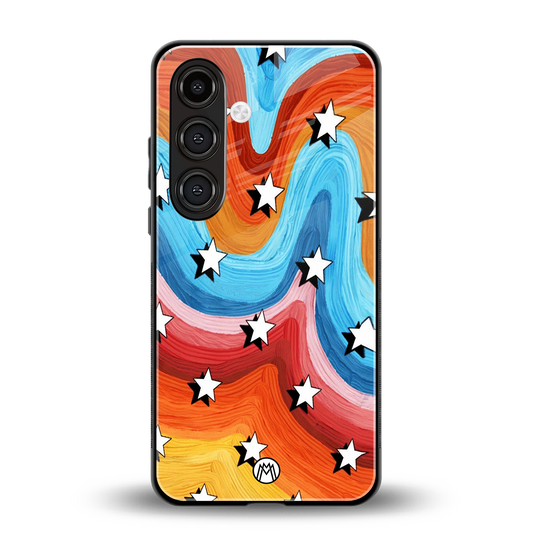 lost in paradise back phone cover | glass case for samsung galaxy s24 fe