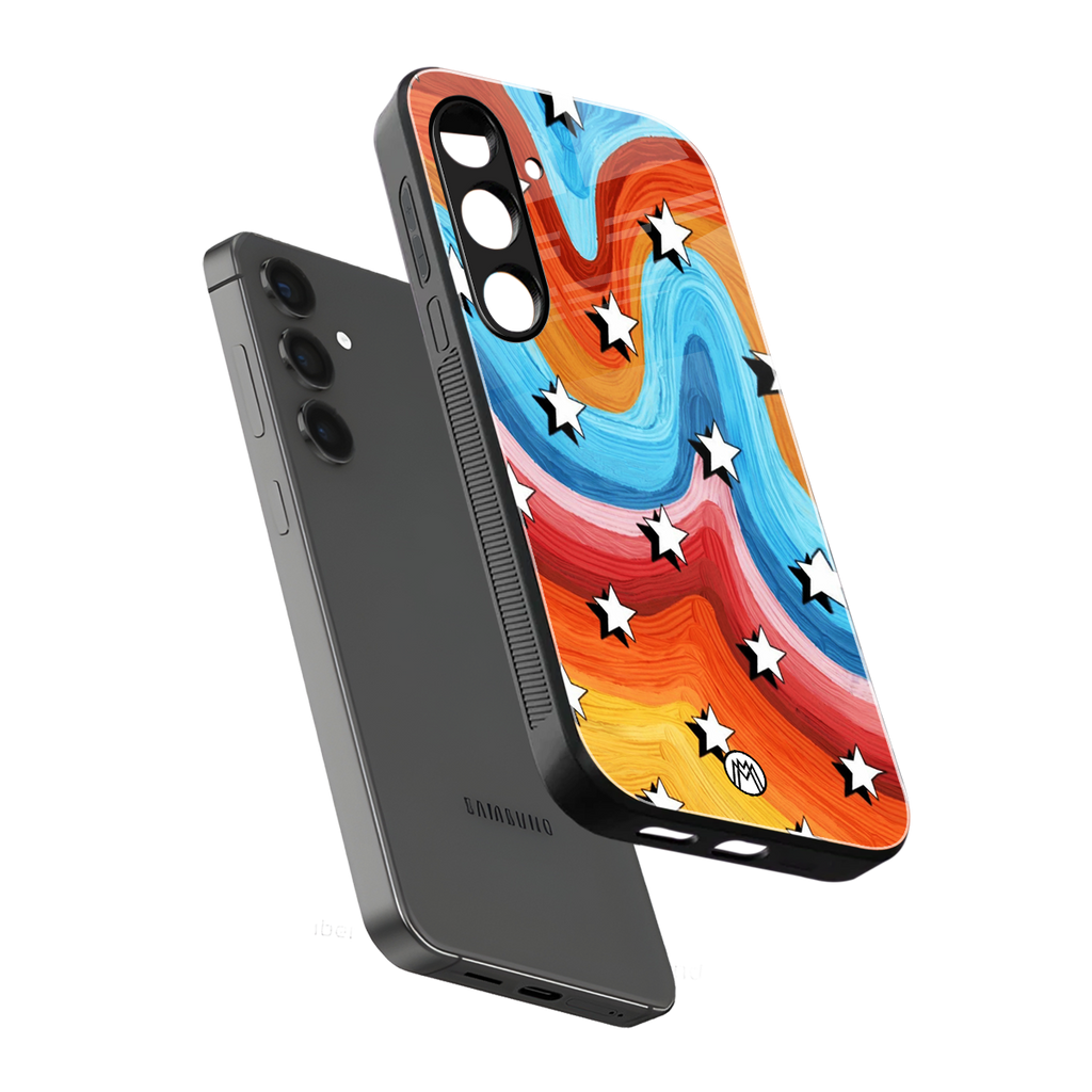 lost in paradise back phone cover | glass case for samsung galaxy s23 plus