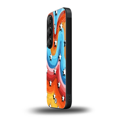 lost in paradise back phone cover | glass case for samsung galaxy s24 fe