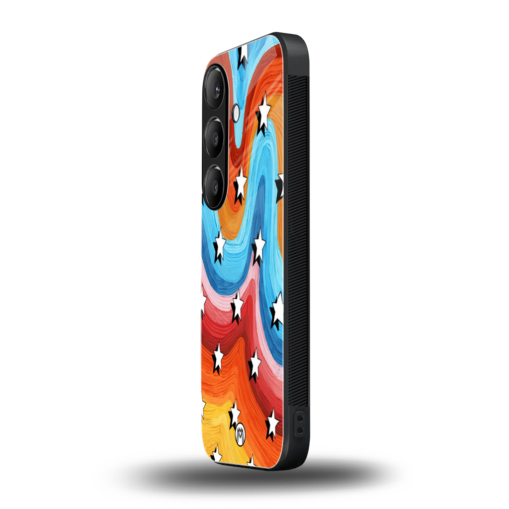 lost in paradise back phone cover | glass case for samsung galaxy s23 plus