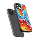 lost in paradise back phone cover | glass case for iphone 15