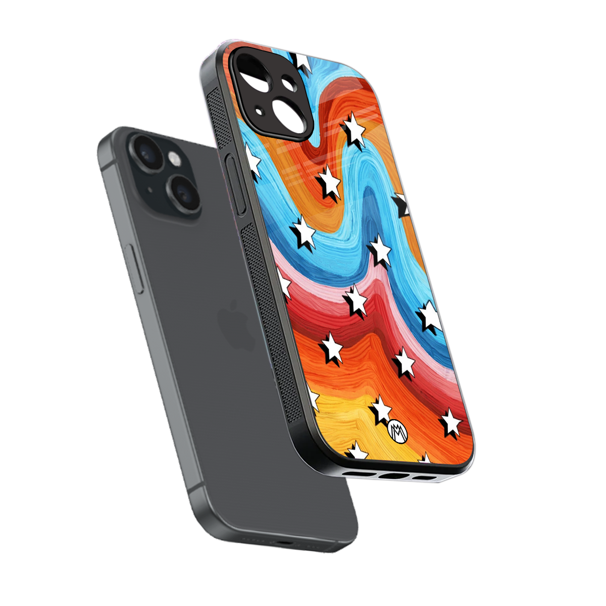 lost in paradise back phone cover | glass case for iphone 15
