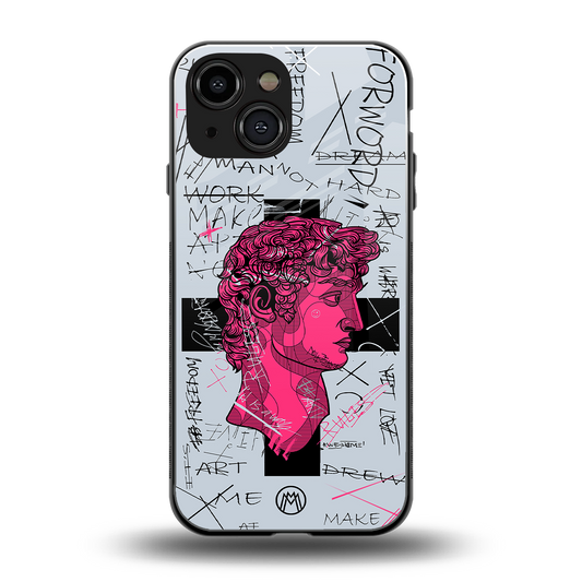 lost in reality david back phone cover | glass case for iphone 13 mini