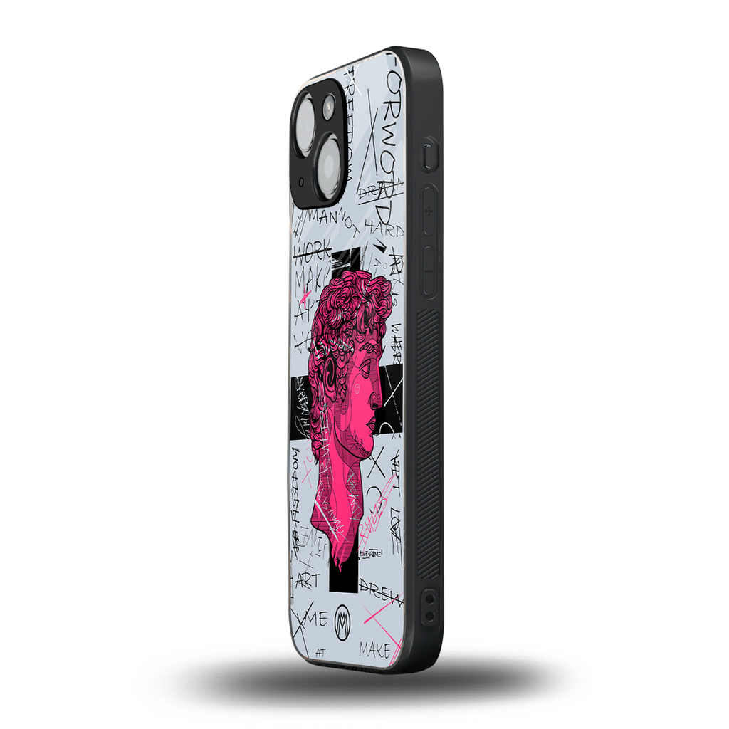 lost in reality david back phone cover | glass case for iphone 13 mini