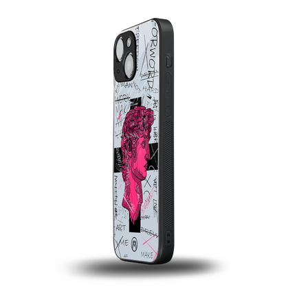 lost in reality david back phone cover | glass case for iphone 13 mini