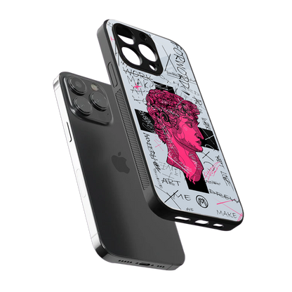 lost in reality david back phone cover | glass case for iphone 13 pro max