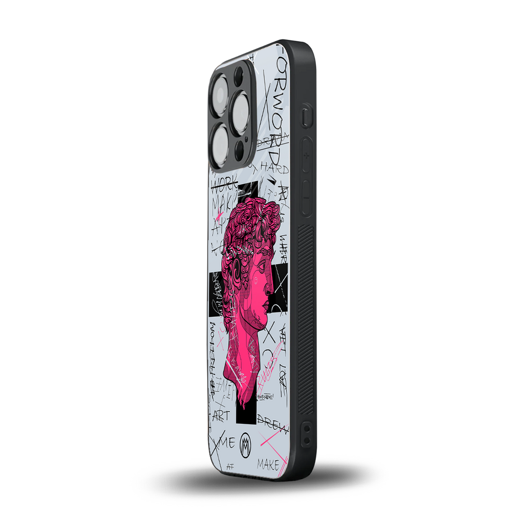 lost in reality david back phone cover | glass case for iphone 13 pro