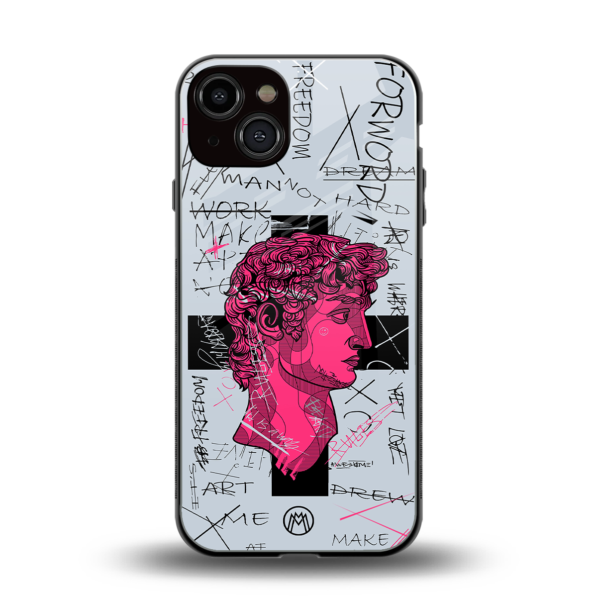 lost in reality david back phone cover | glass case for iphone 13