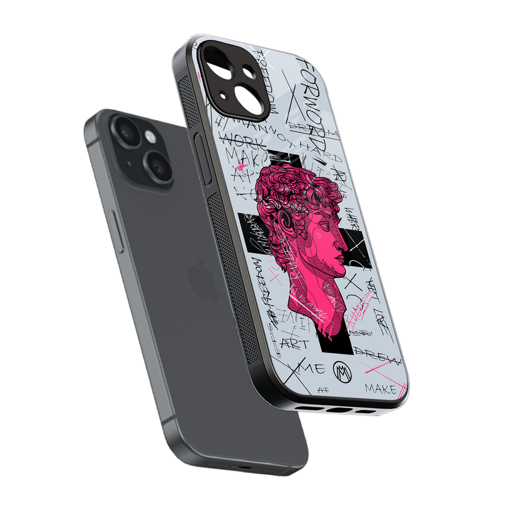 lost in reality david back phone cover | glass case for iphone 13