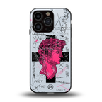 lost in reality david back phone cover | glass case for iphone 15 pro