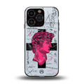 lost in reality david back phone cover | glass case for iphone 14 pro