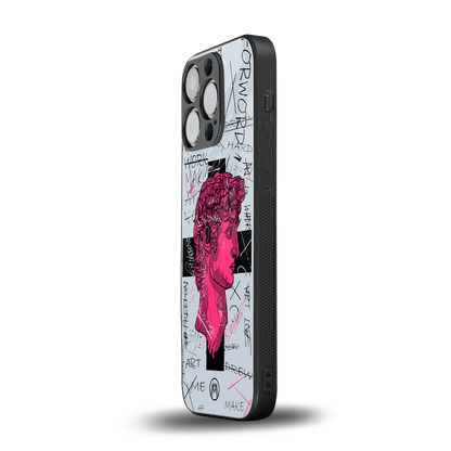 lost in reality david back phone cover | glass case for iphone 14 pro