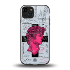lost in reality david back phone cover | glass case for iphone 15