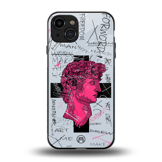 lost in reality david back phone cover | glass case for iphone 15