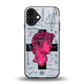 lost in reality david back phone cover | glass case for iphone 16 plus