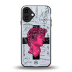 lost in reality david back phone cover | glass case for iphone 16 plus