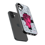 lost in reality david back phone cover | glass case for iphone 16 plus