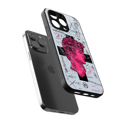 lost in reality david back phone cover | glass case for iphone 16 pro