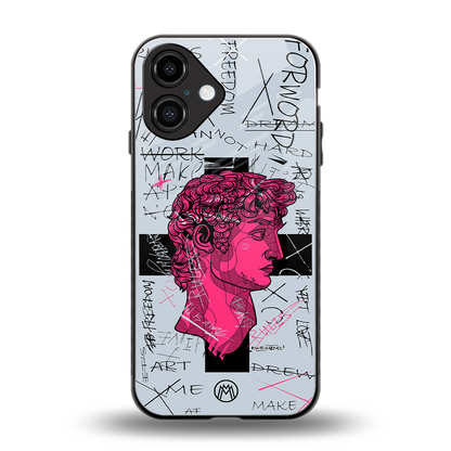 lost in reality david back phone cover | glass case for iphone 16