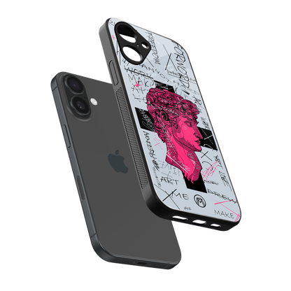 lost in reality david back phone cover | glass case for iphone 16