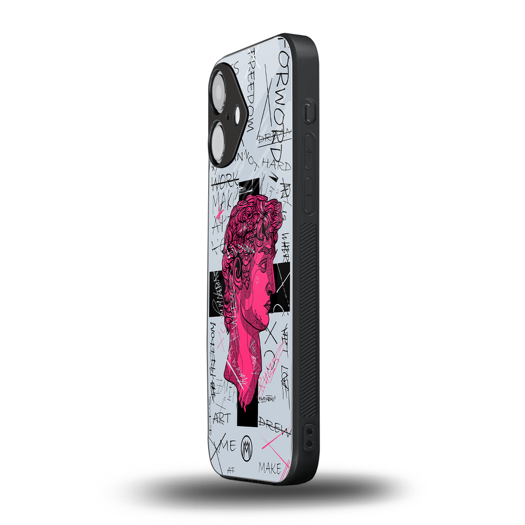 lost in reality david back phone cover | glass case for iphone 16