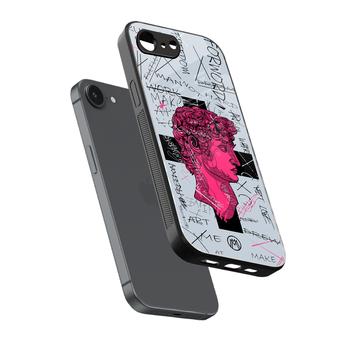 lost in reality david back phone cover | glass case for iphone 16e