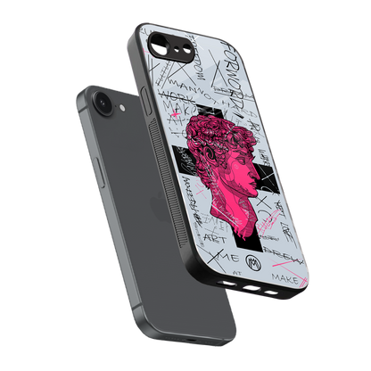 lost in reality david back phone cover | glass case for iphone 16e