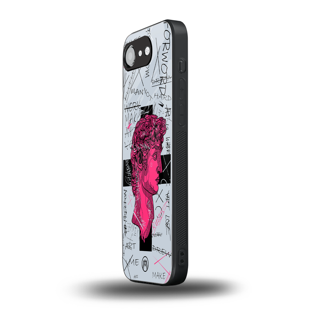 lost in reality david back phone cover | glass case for iphone 16e